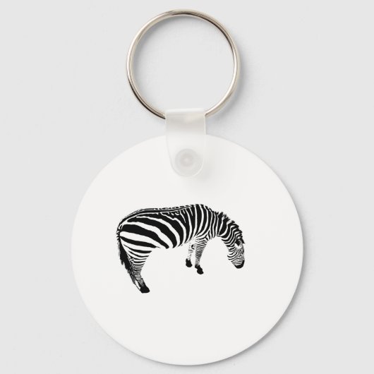 Zeebra Schlüsselanhänger (Vorderseite)