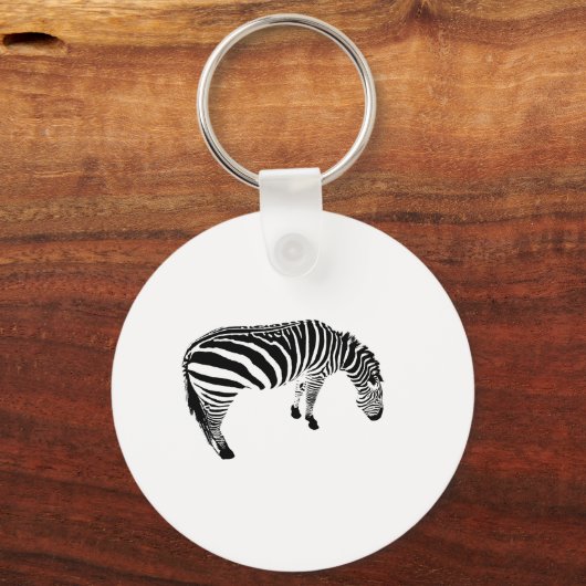 Zeebra Schlüsselanhänger (Vorderseite)