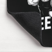 Zeebros Cute Zebra Duo Design For Zebros Lovers Mousepad (Ecke)