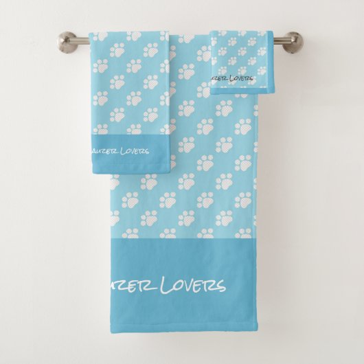 ZeeEW das Schnauzer-Tuch-Set Badhandtuch Set (Insitu)