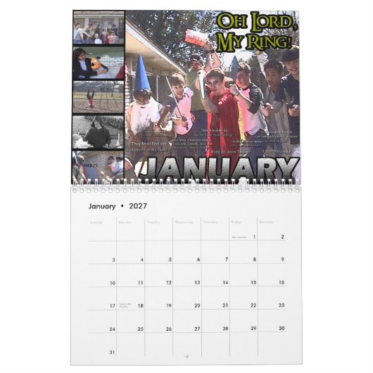 Zeeff Produktionen: Kalender 2010 (Jan 2027)