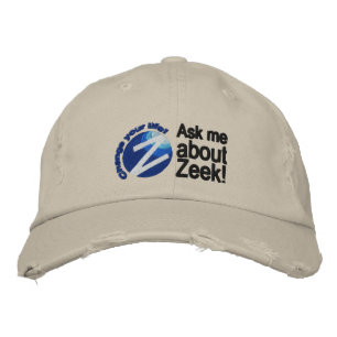 Zeek Rewards Cap - "Frag mir über Zeek" Bestickte Kappe