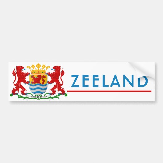 Zeeland Autoaufkleber (Vorne)