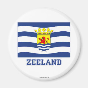 Zeeland Flag mit Namen Magnet