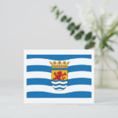 Zeeland Flag Postcard Postkarte (Stehend Vorderseite)