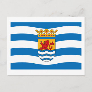 Zeeland Flag Postcard Postkarte