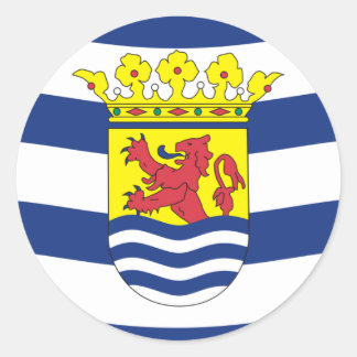 Zeeland, Niederlande Runder Aufkleber
