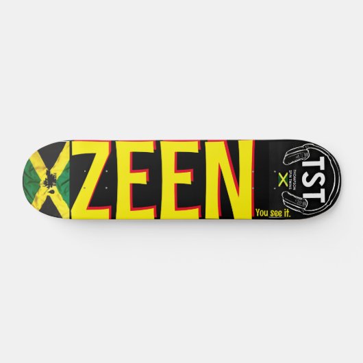 ZEEN !!! 19,7cm Skateboard Deck (Horizontal)
