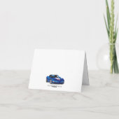 ZEEOSIX COLLECTIBLE AUTO ART FEIERTAGSKARTE (Rückseite)