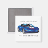 ZEEOSIX COLLECTIBLE AUTO ART MAGNET (Vorderseite/Rückseite)