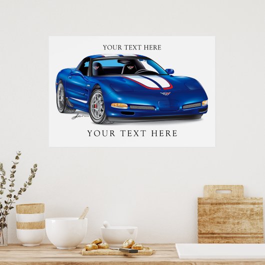 ZEEOSIX COLLECTIBLE AUTO ART POSTER (Küche)