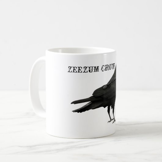 ZEEZUM CROW-Tasse Kaffeetasse (Vorderseite Links)