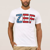 ZEF hässlicher Junge V-Hals T-Shirt (Vorderseite)