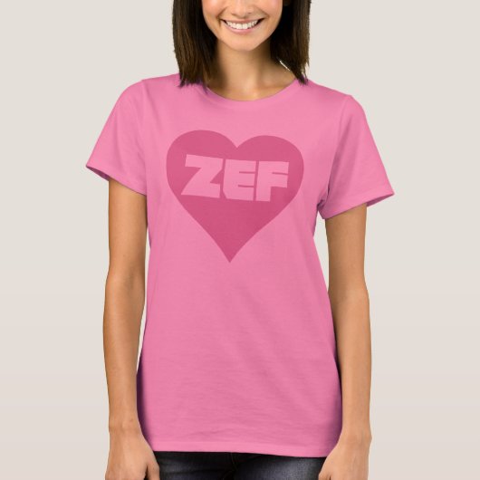 ZEF ROSA T-Shirt (Vorderseite)