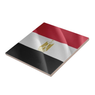 zEG002 EGYPT, Waving Flag, Afrika, Kühlschrank Fliese