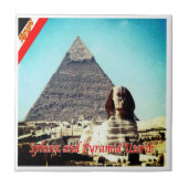 zEG009 GREAT SPHINX PYRAMID USERIB, Egypt, Fridge Fliese (Vorderseite)