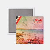 zEG011 HURGHADA, Rotes Meer, Mamya Beach, Kühlschr Magnet (Vorderseite/Rückseite)