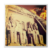 zEG023 ASSUAN, Ägypten, Abu Simbel, Afrika, Fliese (Vorderseite)