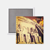 zEG023 ASSUAN, Ägypten, Abu Simbel, Afrika, Kühlsc Magnet (Vorderseite/Rückseite)