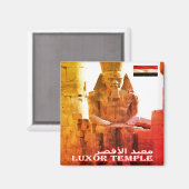 zEG029 EGYPT, Luxor Temple, Afrika, Kühlschrank Magnet (Vorderseite/Rückseite)