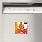 zEG029 EGYPT, Luxor Temple, Afrika, Kühlschrank Magnet (In Situ (Geschirrspüler))