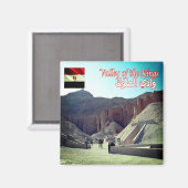 zEG042 VALLEY OF THE KINGS, Gaspa, Ägypten, Kühlsc Magnet (Vorderseite/Rückseite)