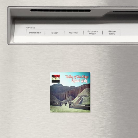 zEG042 VALLEY OF THE KINGS, Gaspa, Ägypten, Kühlsc Magnet (In Situ (Geschirrspüler))