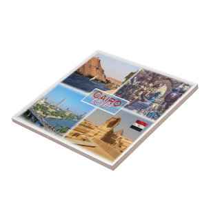zEG056 KAIRO, Ägypten, Mosaik, Afrika, Fliese