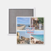 zEG058 HURGHADA, Mosaik, Ägypten, Afrika, Kühlschr Magnet (Vorderseite/Rückseite)