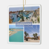 zEG065 Mosaik des HURGHADA Roten Meeres in Ägypten Keramikornament (Links)