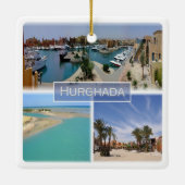 zEG065 Mosaik des HURGHADA Roten Meeres in Ägypten Keramikornament (Rückseite)