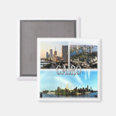 zEG067 KAIRO, Ägypten, Mosaik, Afrika Magnet (Vorderseite/Rückseite)