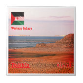 zEH003 DAKHLA, Western Sahara, Afrika, Fliese (Vorderseite)
