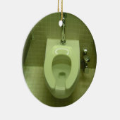 Zehe stechen Toilette an Keramikornament (Rechts)