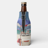 Zehen in der Sand Custom Flasche Cooler Flaschenkühler (Flasche Rückseite)