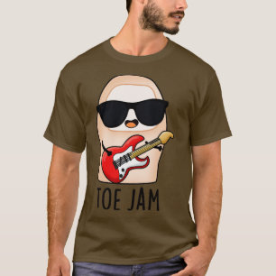 Zehen-Jam lustiger großer Zeh Musik Pun 1 T-Shirt