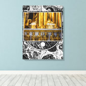 Zehen Leinwanddruck (Insitu (Holzboden))