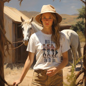 Zehenabsatz Line Dance T-Shirt