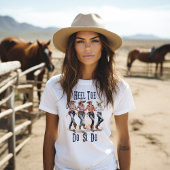 Zehenabsatz Line Dance T-Shirt