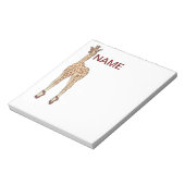 Zehengiraffe Notizblock (Rotiert)