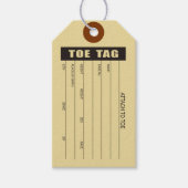 Zehenmarke Geschenkanhänger (Vorderseite)