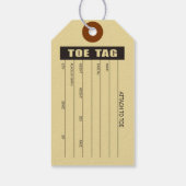 Zehenmarke Geschenkanhänger (Rückseite)