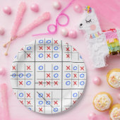 Zehenmuster Pappteller (Party)