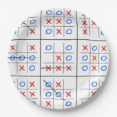 Zehenmuster Pappteller (Vorderseite)