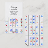 Zehenmuster Visitenkarte (Vorne/Hinten)