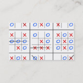 Zehenmuster Visitenkarte (Rückseite)