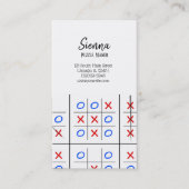 Zehenmuster Visitenkarte (Vorderseite)