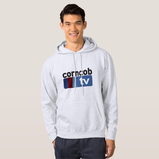 Zehenrobinson-Corncob-Fernseher Hoodie (Vorne ganz)