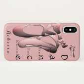 Zehenschuhe aus rosa Ballett Case-Mate iPhone Hülle (Rückseite (Horizontal))