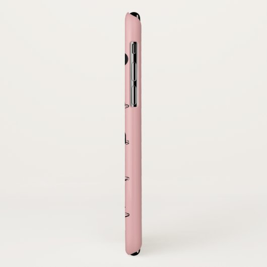 Zehenschuhe aus rosa Ballett Case-Mate iPhone Hülle (Hinten/Links)